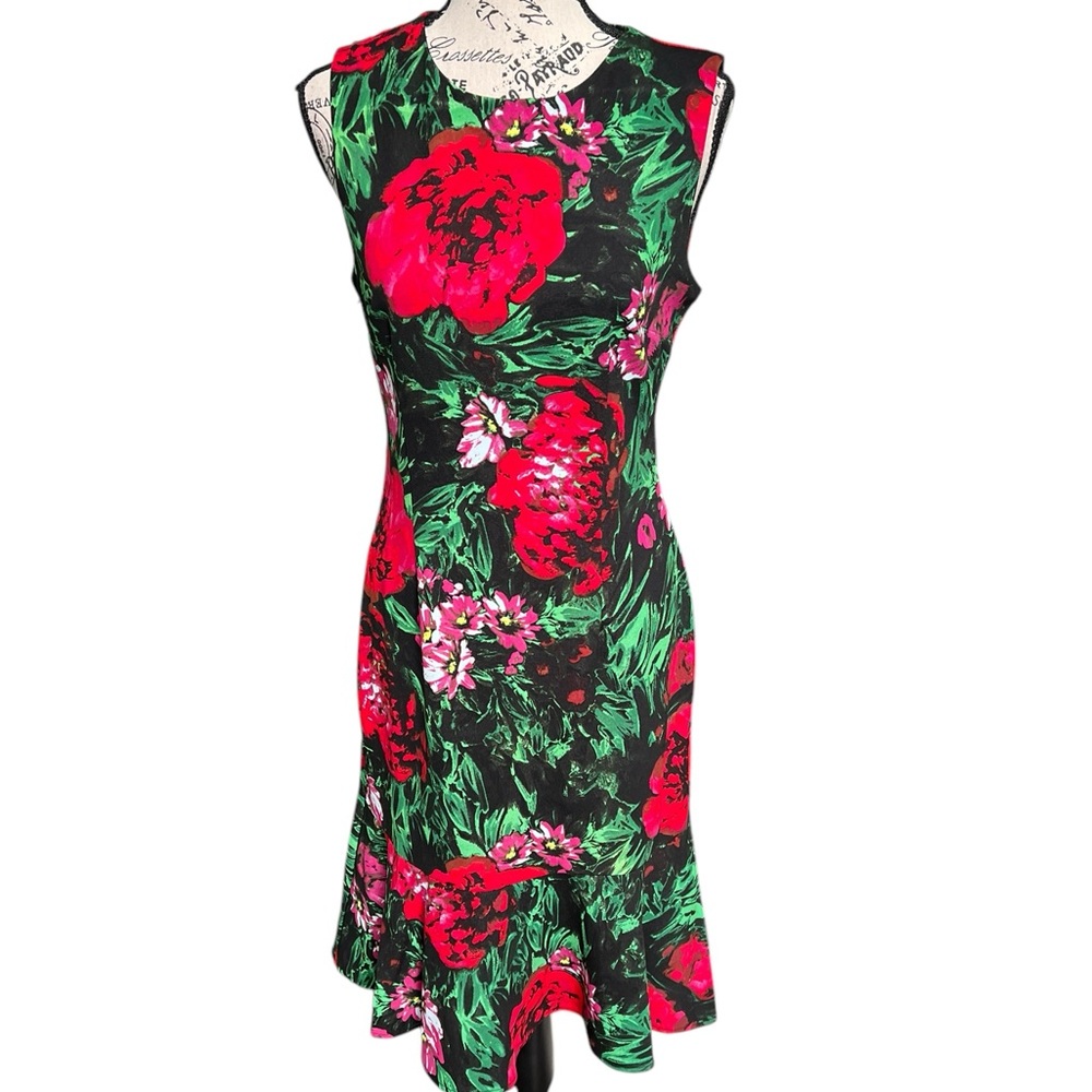 Donna Ricco Floral Sleeveless Dress
